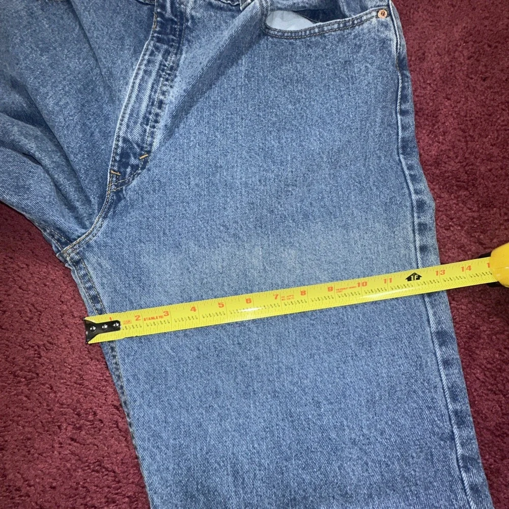 Vintage Levi's 505 Regular Fit Straight Leg Jeans Fit 40/32 Blue Denim USA Made